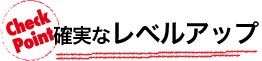 確実なレベルアップ
